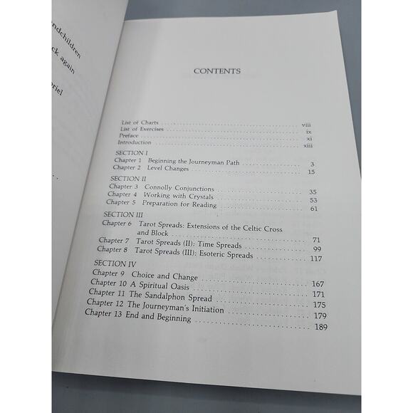 Eileen Connolly Tarot Handbook for the Journeyman 1987 First Edition PB - Picture 5 of 13